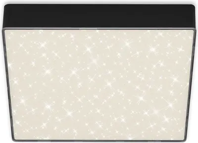 Produktbild von LED Aufbauleuchte IP20 Sternenhimmel 16 W schwarz Metall-Kunststoff Briloner