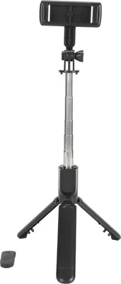 Immagine prodotto di bastone da selfie estensibile da 70 cm -tripiede -supporto per telefono cellulare per iOS -Android -supporto per riprese orizzontali verticali