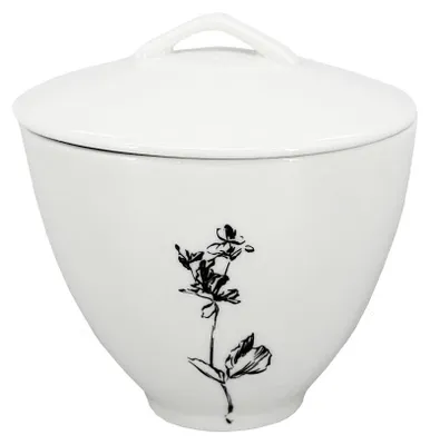 Immagine prodotto di Zuccheriera in porcellana Wild 150ml, bianco/nero