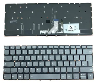 Image de FRANÇAIS clavier éclairage compatible pour Lenovo Yoga 920-13IKB (80Y7002XGE)