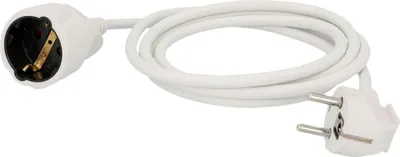 Produktbild von UNITEC Schuko-Verlängerung, H05VV-F3G 1,5mm², IP20, 2 m, weiß