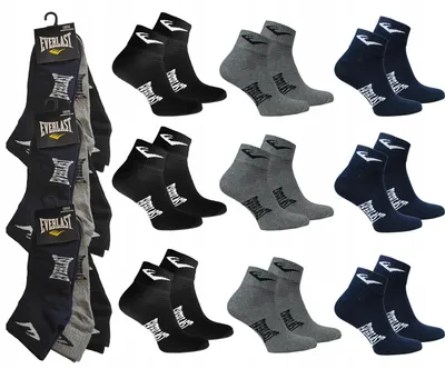 Produktbild von Everlast Baumwolle Quarter Socken 9 Paar Größe 39-42