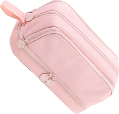 Imagen del producto de Estuche de plumas adorable, con gran capacidad y un compartimento con cremallera fácil de limpiar para guardar material de escritura, con asa, perfecto para el almacenamiento