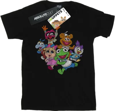 Produktbild von Disney - "The Muppets Muppet Babies" T-Shirt für Damen BI41167 (XL) (Schwarz)