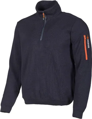 Produktbild von Ivanhoe Weste Hadar Halber Reißverschluss Marineblau-feine Wolle-Blau