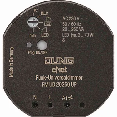 Obrázek produktu pro Jung FMUD20250UP Funk-LED Dimmer Universal (FMUD20250UP)