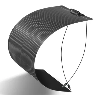 Obrázok produktu pre Flexibilný solárny panel - 100W - 12V - monokryštalický - ohybný do uhla 260 stupňov - ľahký