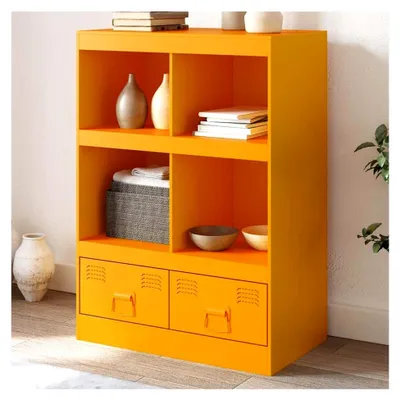 Produktbild von Highboard in Senfgelb 67x39x95cm aus Stahl