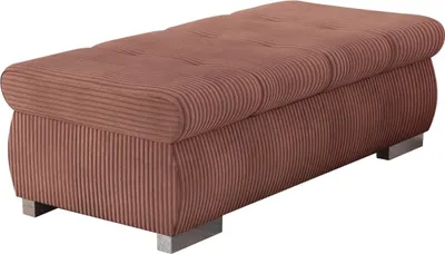 Produktbild von MIRJAN24 Polsterhocker Orkan Groß, Moderne Sitzhocker vom Hersteller, Holzkonstruktion, 120x60x39 cm (Farbe: Poso 29)