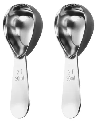 Messlöffel-Set 2 Stück 15/30 ml Edelstahl