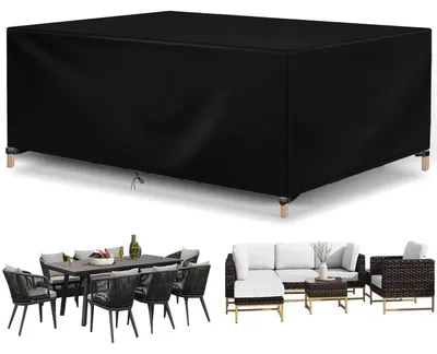 Immagine prodotto di Copertura impermeabile per mobili da giardino, forma rettangolare, dimensioni 180x100x74 cm