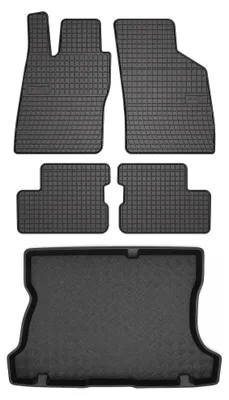 Immagine prodotto di Tappetini gomma SolidPRO + bagagliaio per Opel Astra F 1991-2002 5 pezzi
