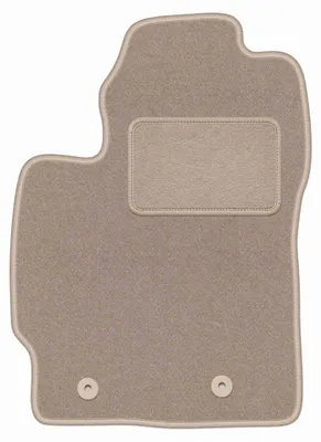 Produktbild von Fahrermatte Velours für Toyota Auris I 2007-2012 (Schrägheck) – 1-tlg, Beige, passgenau – Wielganizator LUX