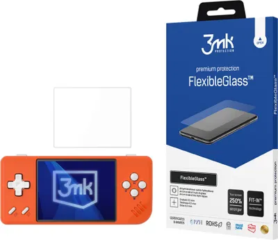 Produktbild von 3mk Display Hybridglas FlexibleGlass für Anbernic RG28xx 0,3mm 7H