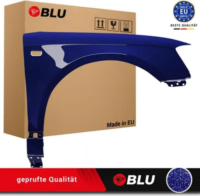 Image de BLU Aile Compatible avec Audi A3 8P II-generation LZ5J Droite Blau MoroBlau | 2003-2008 | Avant | Peint| Prêt à Monter | Galvanisé