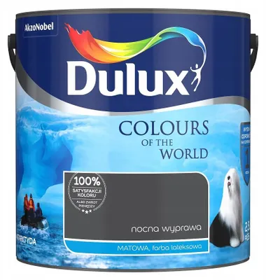 Produktbild von Latex Wandfarbe Innen matt 2,5L dunkelblau, hohe Deckkraft, scheuerbeständig