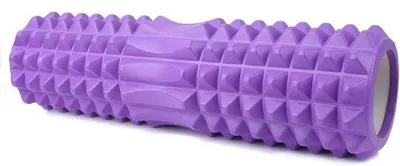 Image de Rouleau de massage pour la relaxation et le massage musculaire, mousse violette, 30 cm