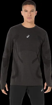 Immagine prodotto di Maglia a maniche lunghe Asics Road Seamless, da uomo, colore nero, taglia XL