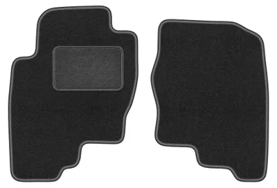 Obrázok produktu pre Predné velúrové koberce pre: Nissan Pathfinder R51 2004-2014 (SUV) – 2 ks, grafitové, na mieru – Wielganizator LUX