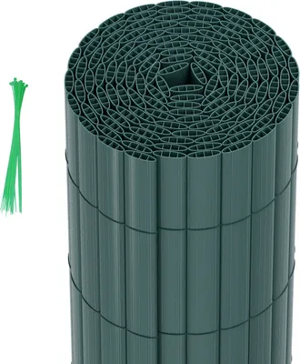 Produktbild von Yakimz PVC plot soukromí zástěna soukromí zahradní plot soukromí zástěna větrná clona pro balkon a terasu, zelená 90x300cm