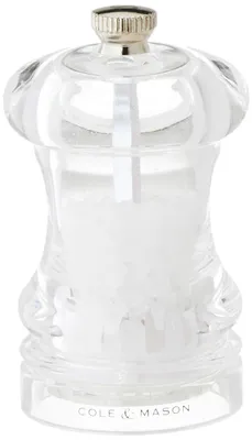Productafbeelding van Cole & Mason 125 Capstan zoutmolen, klein formaat, 8,5 cm, acryl, keramisch maalwerk