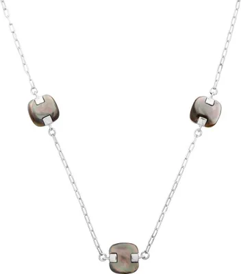 Produktbild von Misaki Damen Halskette Silber AMIDALA QCUNAMIDALA