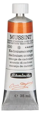 Produktbild von Schmincke MUSSINI Harz-Ölfarbe 35 ml Tube - 230 Kadmiumorange