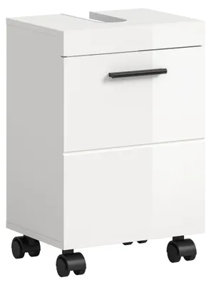 Produktbild von Waschbeckenunterschrank Nova | weiß Hochglanz