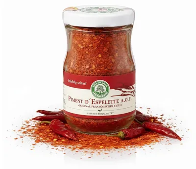 Image de Piment d'Espelette A.O.P. - Piment français moulu 50g