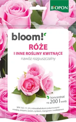Produktbild von Löslicher Dünger für Rosen, blühende Blumen 200g, üppige, lange Blüte