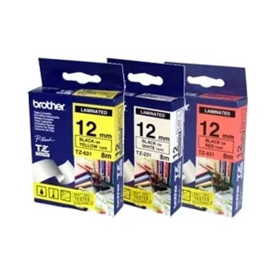 Produktbild von Brother TZ-31M3, TZ, 70 x 95 x 51 mm, 150 g, 163 g, 12 x 800 mm, China