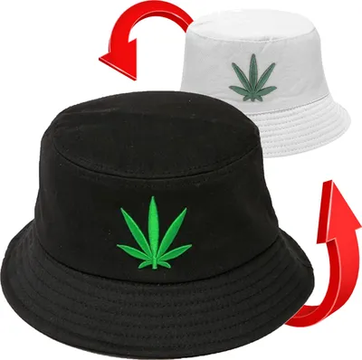 Produktbild von Versoli Bucket Hat Wendehut Sommerhut Fischermütze Sonnenmütze Sonnenschutz Uni - GANJA