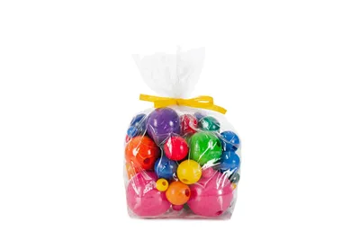 Produktbild von Holzspielzeug Fädelspiel mit Kugeln Ø 1,2,3,4 cm NEU