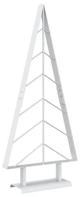Obrázok produktu pre vidaXL Kovový vianočný stromček s podstavcom KUOPIO, 90 cm, oceľ, biela