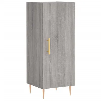 Zdjęcie produktu dla vidaXL Kredens Sonoma szary 34,5x34x90 cm Materiał drewnopochodny