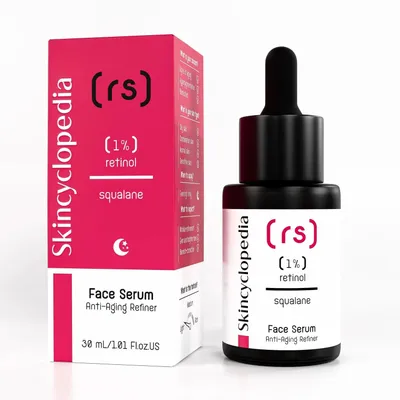 Produktbild von Skincyclopedia Anti-Aging-Gesichtsserum mit 1 % Retinol und Squalan, 30 ml