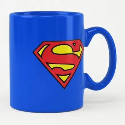 Produktbild von Superman Tasse Unisex S-Shield blau Standard