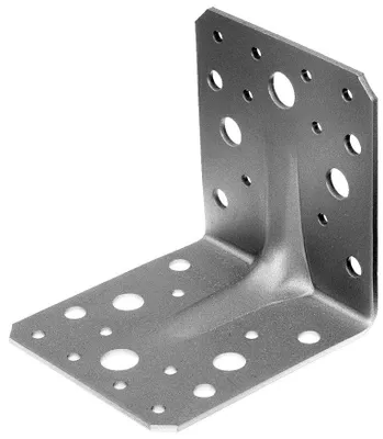 Image de Lot de 12 equerres acier galvanise, 90x90x65 mm ALBERTS