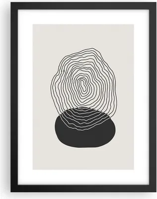 Produktbild von Gerahmtes Poster - Schwarzer Rahmen - Abstraktion Fleck Gläser - 30x40 cm - Wand Bild - Wanddeko - Wandbilder - Wandposter - Bilderrahmen - Bilder - Kunstdruck - Wandbild - P2BPA30x40-4325