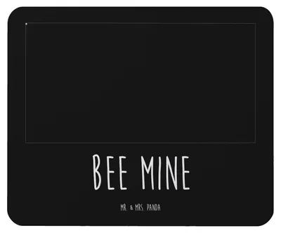 Produktbild von Mr. & Mrs. Panda Mousepad Biene Liebe - Schwarz - Geschenk, pc mauspad, Hummel, Mouse Pad, laptop