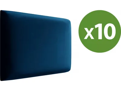 Obrázek produktu pro Čalouněný nástěnný panel 40x30 PAG - modrá