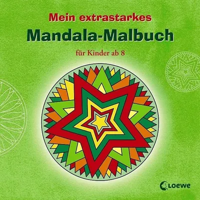 Produktbild von Mein extrastarkes Mandala-Malbuch für Kinder ab 8