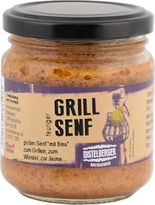 Produktbild von Feuriger Grillsenf 200g von Genuss-Bauernhof Distelberger