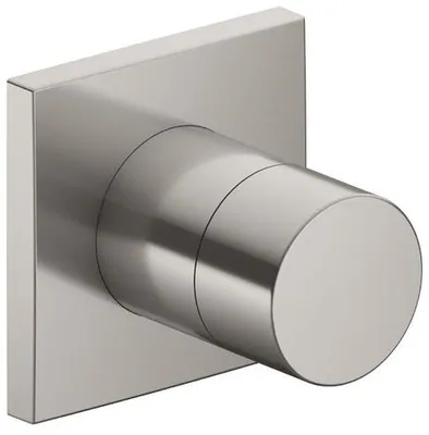 Produktbild von Keuco 2-Wege-Ab-/Umstellventil IXMO DN 15, UP, mit Griff IXMO Pure Rosette eckig Edelstahl-finish 59557070002