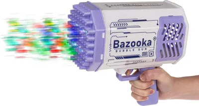 Produktbild von Bazooka Bubble Gun Seifenblasenpistole LED Seifenblasenmaschine