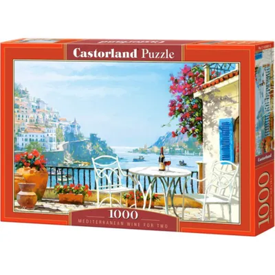 Obrázek produktu pro Puzzle 1000 dílů Středomořské víno pro dva Castorland 105007