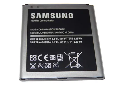 Produktbild von Original Li-Ion Akku 2600mAh (3.8V) mit NFC für Handy Smartphone Samsung Altius wie B600BE, B600BU, EB-B600BUB, EB-B600BUBESTA