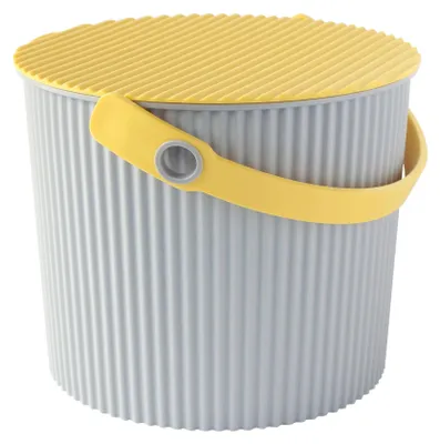 Image de Hachiman Fraichair Bucket S Eimer Grau / Gelb 8L