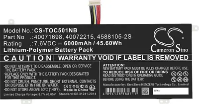 Obrázok produktu pre Náhradné diely Batéria do notebooku 6000mah
