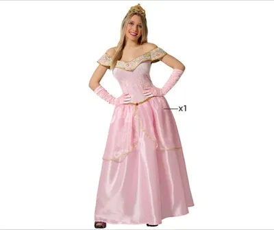 Produktbild von Verkleidung Prinzessin Rosa - XL